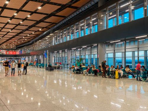 Interior aeroporto de Confins
