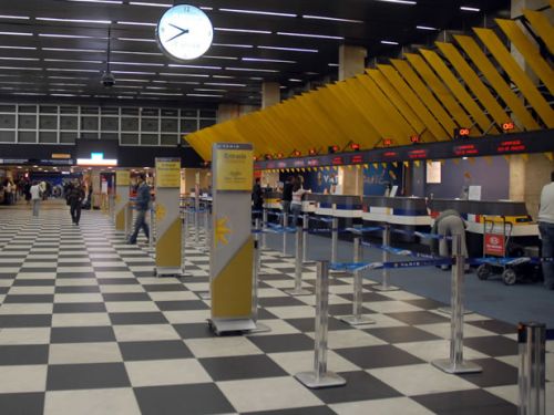 Interior do aeroporto de Congonhas