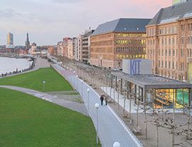 Prédios em Dusseldorf