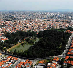 Imagem aérea de Sorocaba