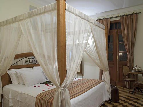 Cama do Hotel Boutique Quinta das Videiras