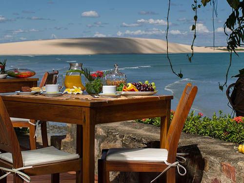 café da pousada Jeribá