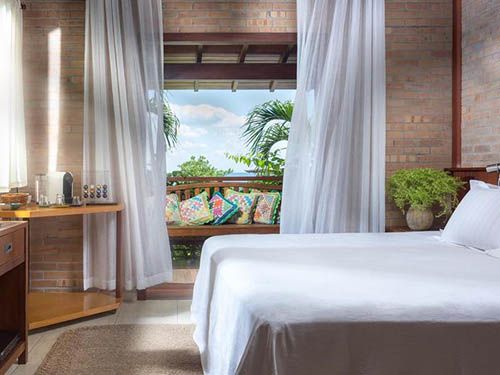 quarto da pousada Jeribá