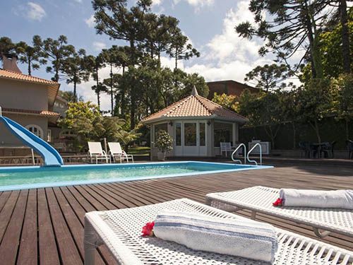 piscina na Pousada Doce Canela