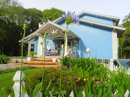 fachada pousada jardim azul