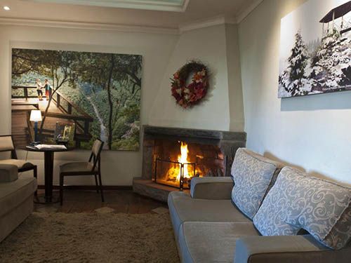sala de estar Hotel Pousada Blumenberg