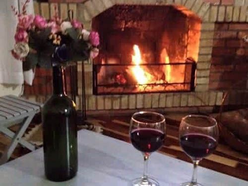 lareira Pousada Jardim Coberto