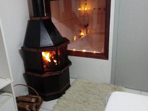 suíte Pousada Jardim Coberto