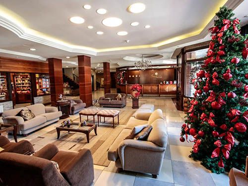 salão principal do Hotel Serra Nevada