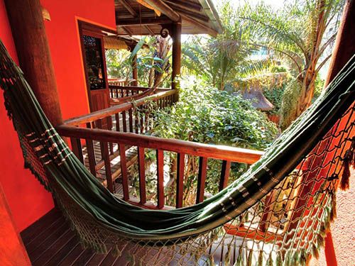 área de lazer Pousada Vila Boa Vida