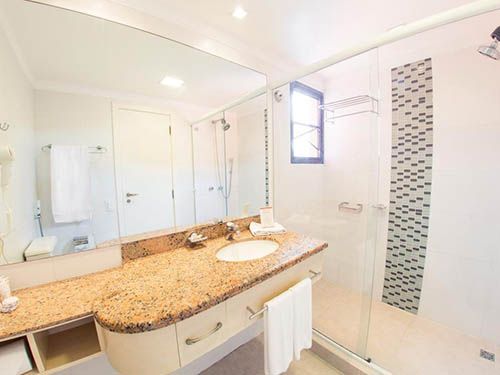 Banheiro do hotel Jurerê Beach