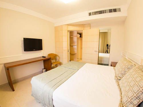 Cama do hotel Jurerê Beach