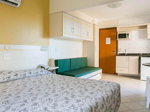 quarto Bombinhas Praia Apart Hotel