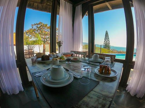 café da manhã Pousada do Arvoredo