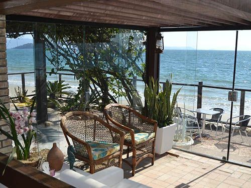 Varanda da pousada dos Golfinhos