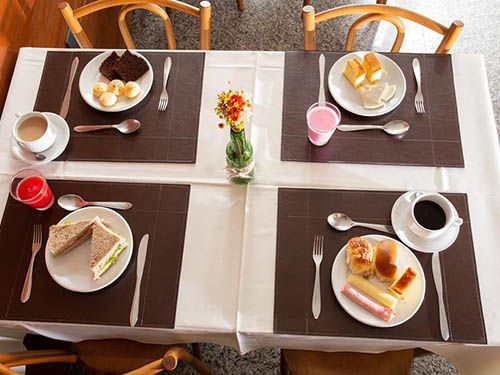 café da manhã Pampulha Flat