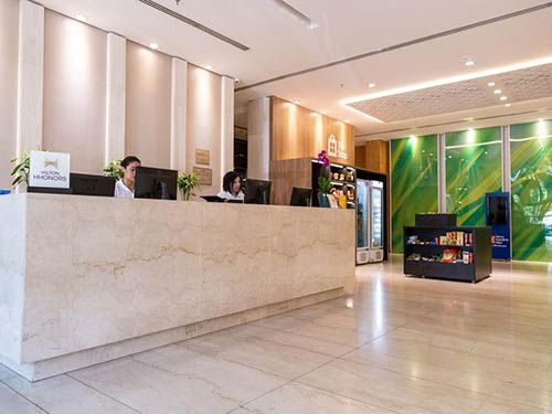 recepção Hilton Garden Inn Belo Horizonte Lourdes