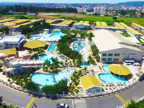 vista aérea do Lacqua Di Roma Acqua Park