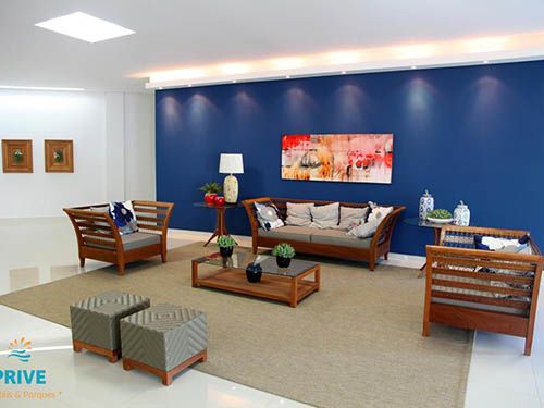 Sofá do Prive Riviera Park Hotel