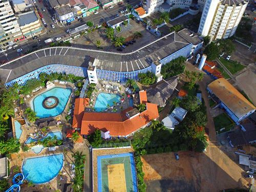 Vista aérea do Hotel CTC