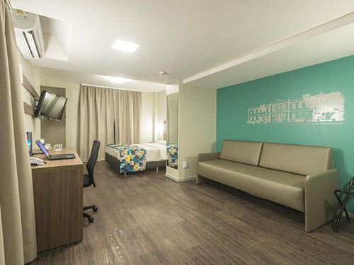 Suíte do hotel Castelmar