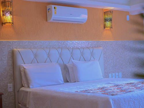 Cama da Pousada dos Guardiões