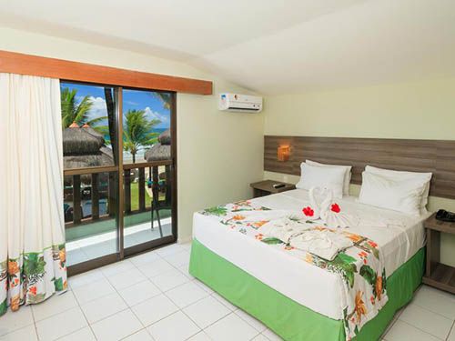 Cama do Hotel Solar Porto de Galinhas