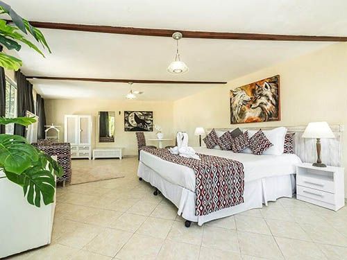 Suíte da Pousada Recanto do Lobo