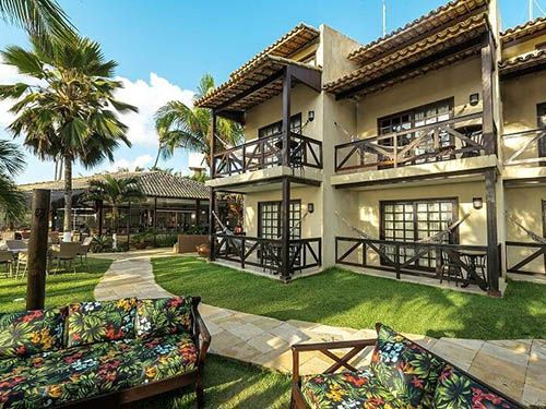 Fachada da Pousada Recanto do Lobo