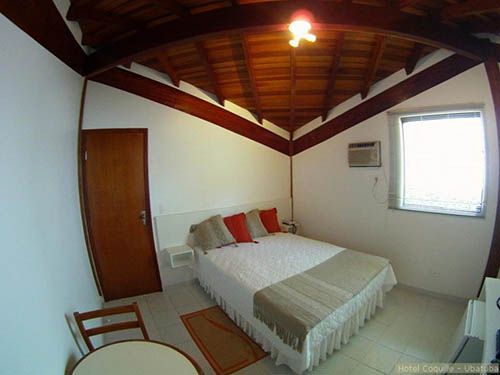 Quarto do Hotel Coquille