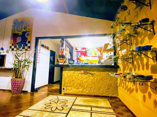 Recepção da Pousada Papaya Container