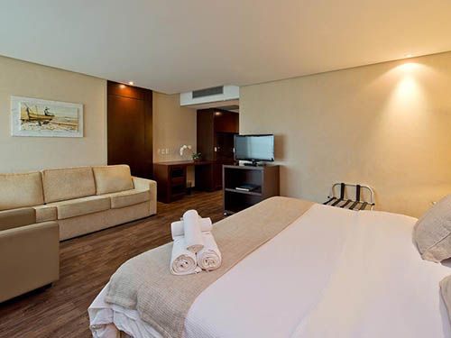 Interior do quarto no Majestic Palace