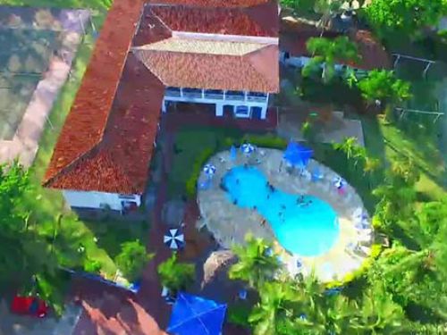 Vista aérea do Hotel Porto do Eixo