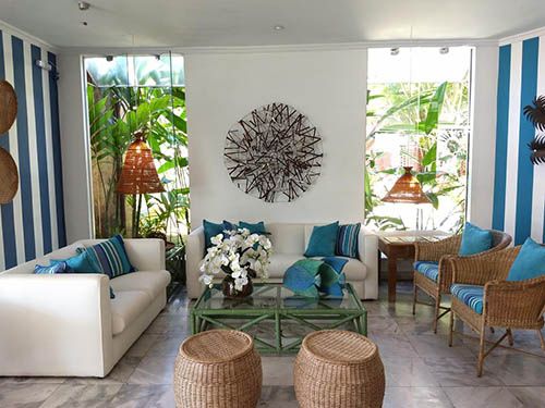 Sofás do Ubatuba Palace Hotel