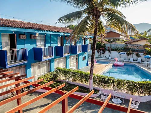 Área externa do Hotel Costa Azul