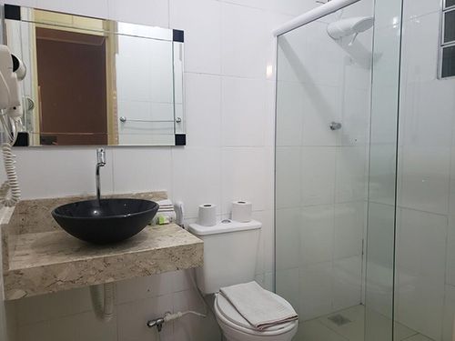 banheiro da Pousada Beira Mar