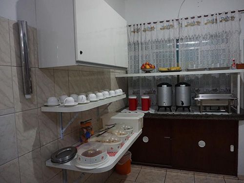 cozinha da Pousada Orquidário