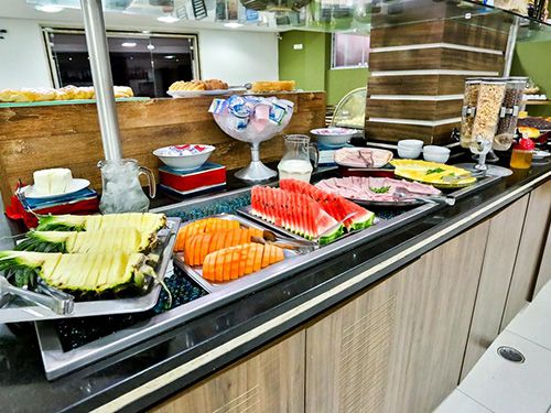 café da manhã do Monte Serrat Hotel