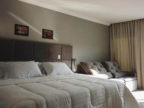 Cama da pousada Apple House Paraty