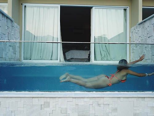 Psicina do quarto da pousada Apple House Paraty