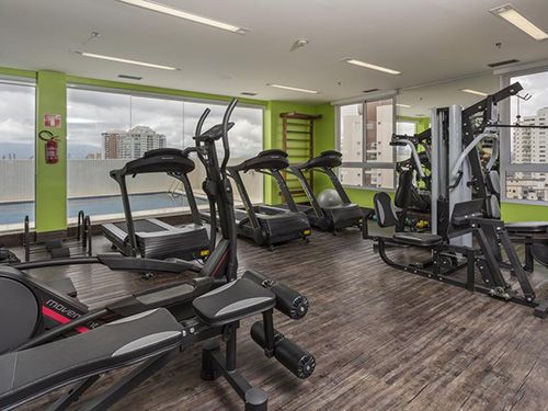 academia do Comfort Hotel Santos