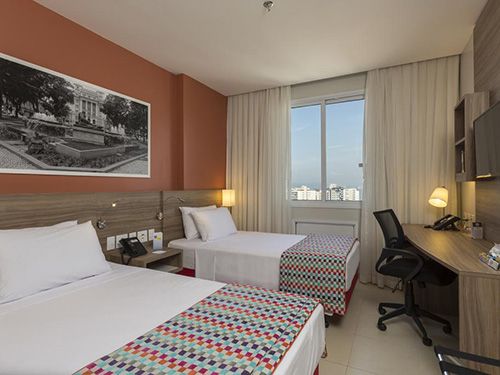 quarto do Comfort Hotel Santos