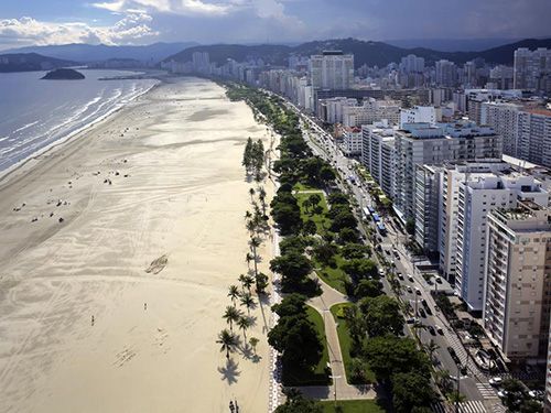 paisagem do Mercure Santos