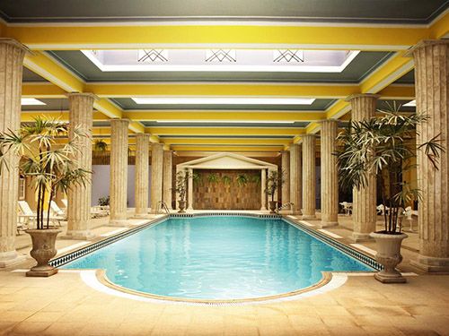 piscina do Palace Hotel - Poços de Caldas