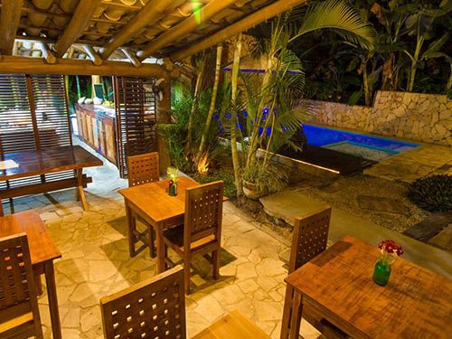 cadeiras da pousada aurora