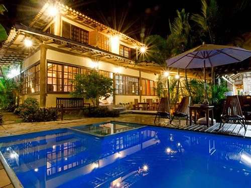 Piscina da pousada Aurora