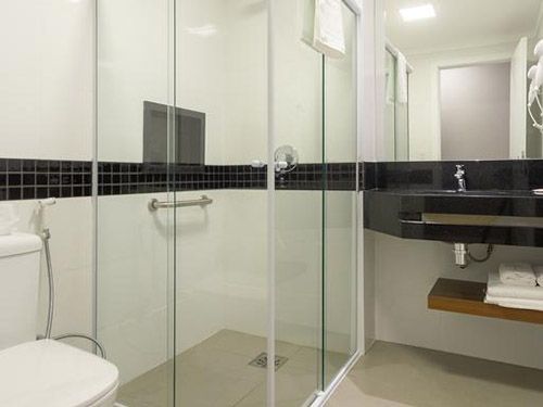 banheiro do Hotel Villa Fiori