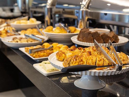 café da manhã do Hotel Villa Fiori