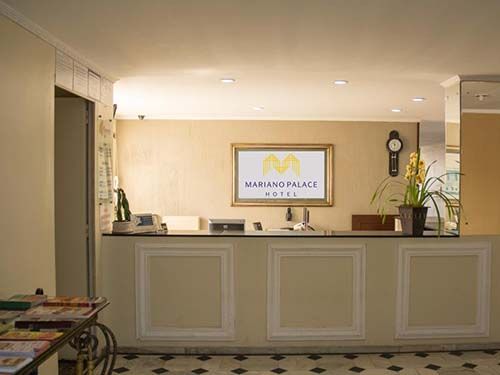 portaria do Mariano Palace Hotel