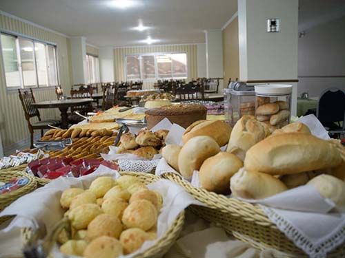 café da manhã do Mariano Palace Hotel